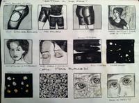 Storyboards for "Bettina in the Fog"